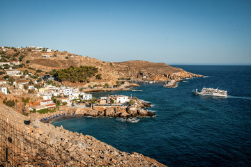 Fototapeta na wymiar Town on Crete