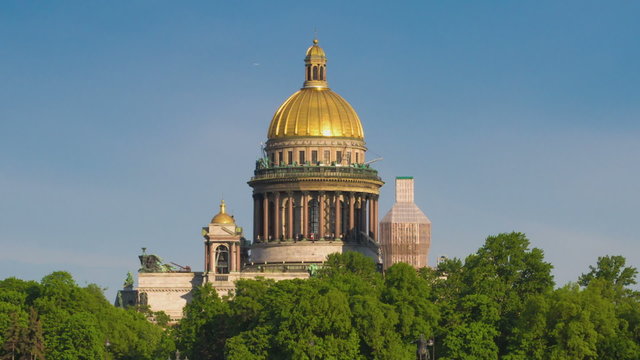 Exterior St. Isaac's Cathedral (Isaakievskiy Sobor), Saint Petersburg, Russia