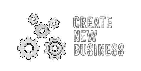 Create new business concept vector