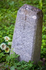 Abandoned gravestone