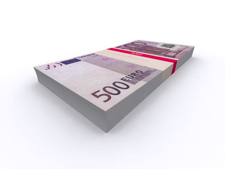 Bündel 500 Euro geldscheine