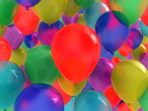 bunte Luftballons