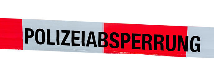 Polizei Absperrband