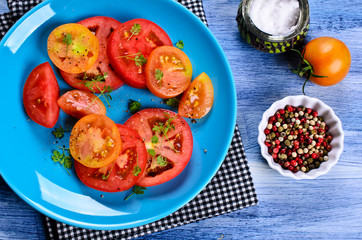 Salad of tomatoes