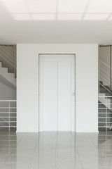elevator of a modern building