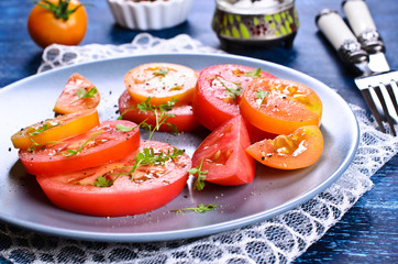 Salad of tomatoes