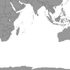 Indischer Ozean Karte