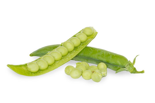 Open peas vegetable