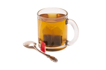 Cup Of Tea Isolated On White