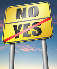 yes or no