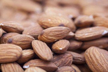 tasty almonds nuts,