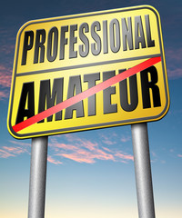 professional or amateur