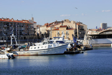 Sailboat harbor