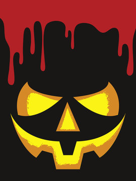 Halloween gruseliges Gesicht