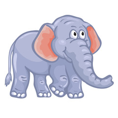 Cute cartoon elephant. 