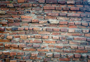 Old brick the big wall