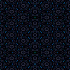 Seamless abstract black dotted geometric texture or background