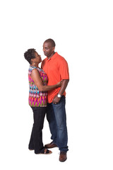 Obraz premium Portrait of an older couple isolated