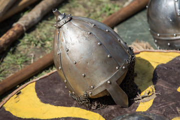 .Cracow, Poland. Knight camp during the traditional Medieval festival