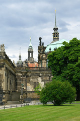 Fototapeta premium The ancient city of Dresden, Germany. Historical and cultural center of Europe.