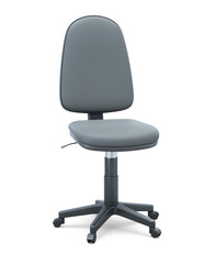 Office chair without armrests on a white background