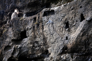 Vanis Qvabebi cave monastery in Georgia