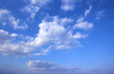 Naklejka na ściany i meble blue sky clouds,Blue sky with clouds.