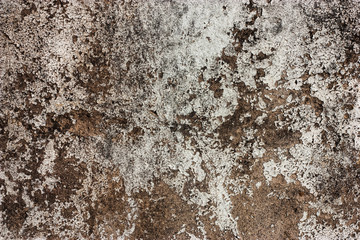 Textured walls with dirt.