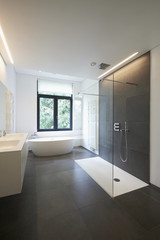 Naklejka na ściany i meble Luxury modern bathroom