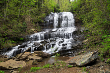 Pearson's Falls near Tryon North Carolina in the Spring
