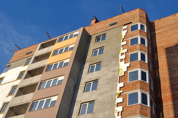 Fototapeta premium building a new block of flats