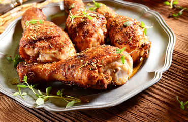 Chicken legs with thyme