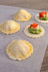Ingredients for baking bun