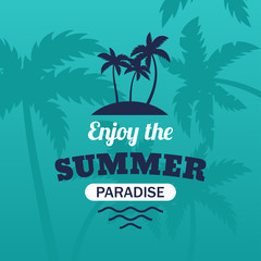 Obraz premium Retro Summer Holidays Vintage Label. Vector Design Elements