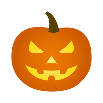 recommend clip art: Jack-o'-lantern / jack-o-lantern Halloween carved pumpkin flat icon for apps and websites
