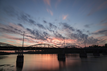 Bridge over the Umeå, River in Sweden