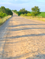road in field