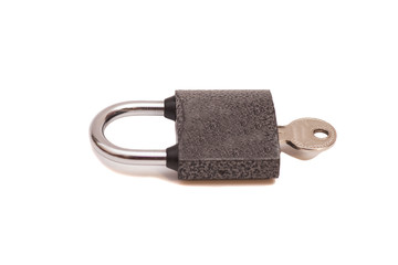 Padlock and key