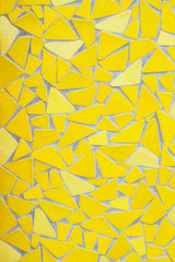 Background of yellow mosaic