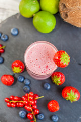 Erdbeere smoothie