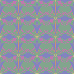 Geometric ornament seamless pattern.  Textile design template seamless background. Round, polygonal and grunge motif endless texture.