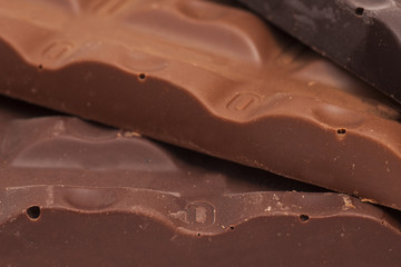 Chocolate bars background
