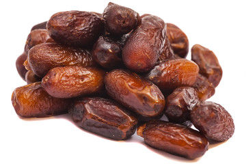 Dates isolated on white background