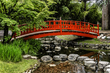 Japanese motives in Albert Kahn Park. Boulogne-Billancourt Paris