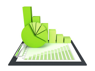 business graph and chart
