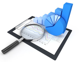 business graph and chart