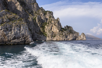 Obraz premium cliffs of Capri island, Capri, Italy