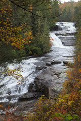 Fototapeta premium Triple Falls in the Dupont State Forest in NC