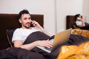 Home office in your bed