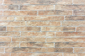 Synthetic wall brick for interior texture and background.